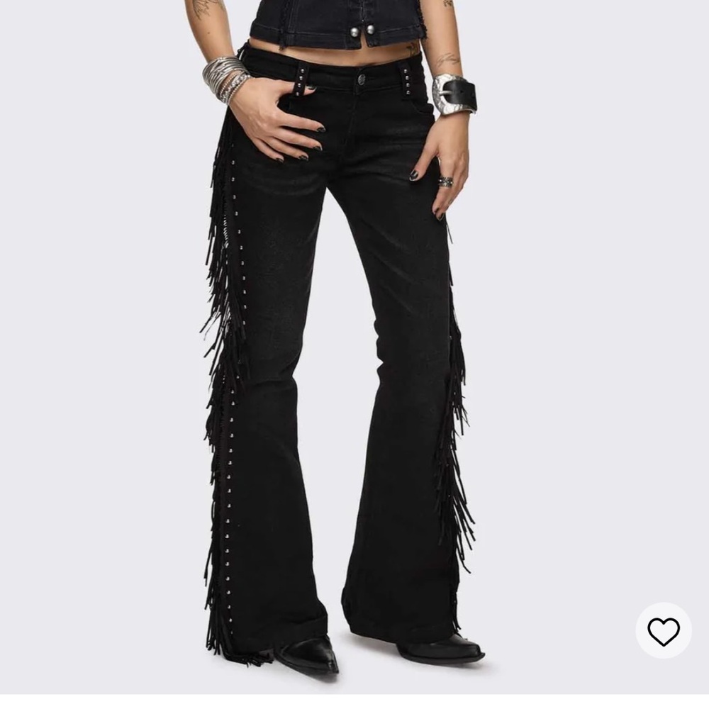 Ming’s London SIERRA FRINGE FLARED JEANS